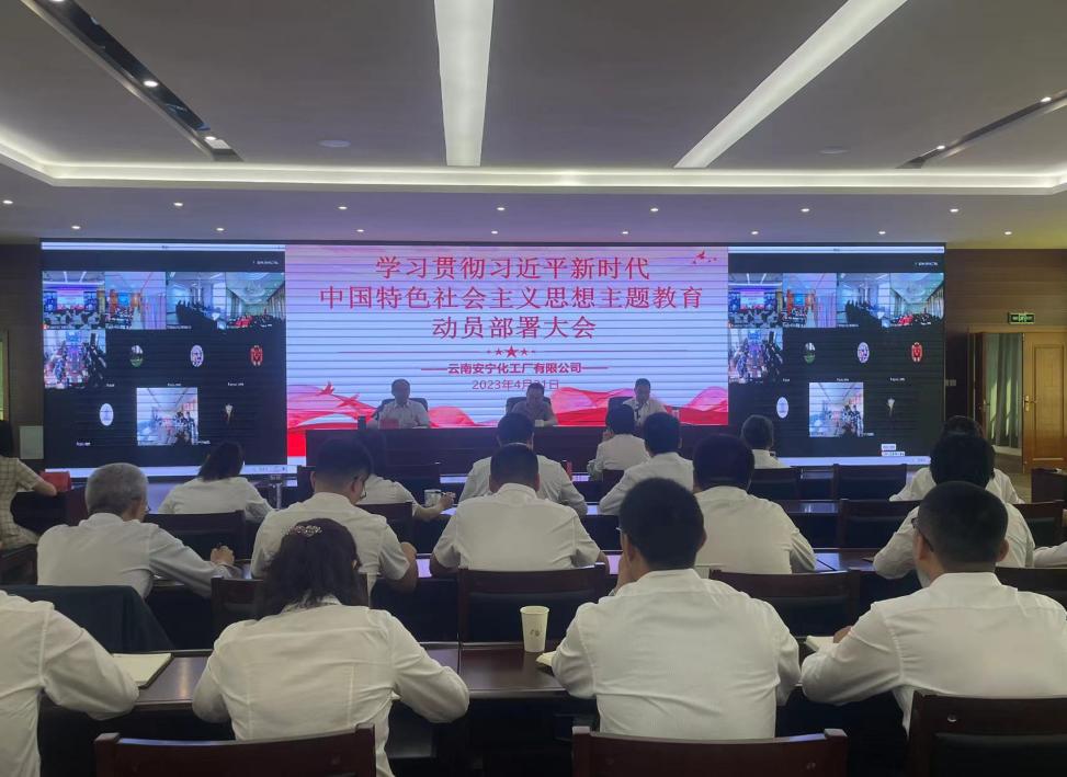 【會議】公司黨委召開學習貫徹習近平新時代中國特色社會主義思想主題教育動員部署會